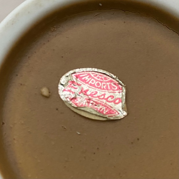 Vintage ENESCO Japan Imports Mid Century Modern Handpainted Owl 6” Bud Vase - Picture 9 of 13